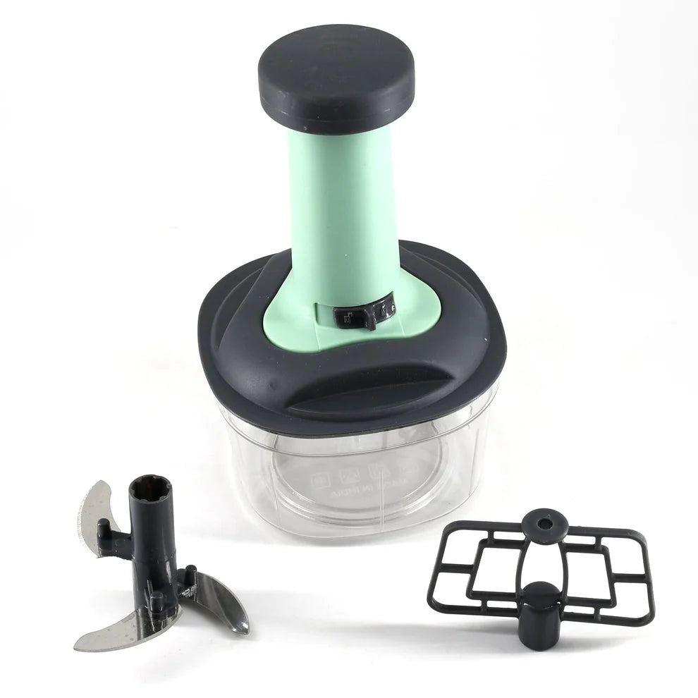 Utensia Manual Push Vegetable Chopper | Quick Food & Onion Chopper | Multipurpose Kitchen Cutter