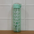 Utensia Motivational Water Bottle with Time Marker & Straw | Leakproof Flip-Top Lid | BPA-Free Fitness Water Bottle