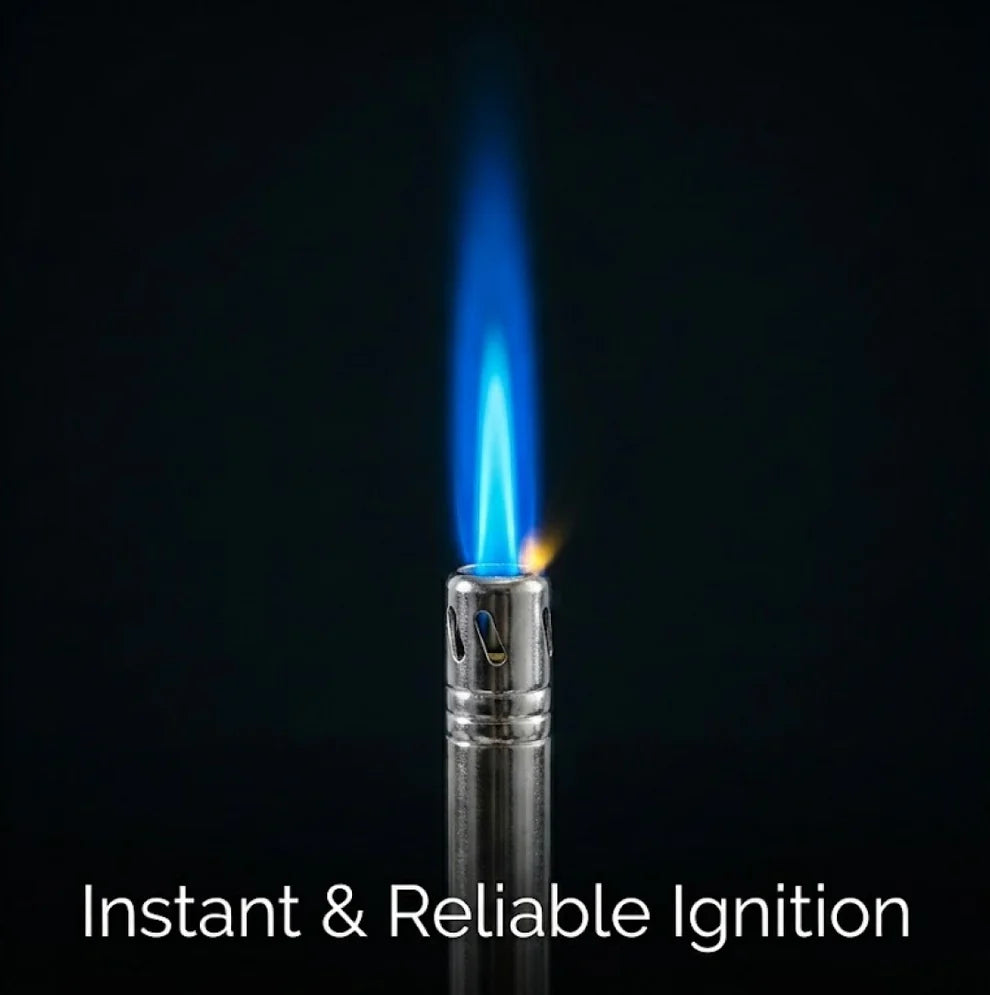 Utensia Premium Stainless Steel Gas Lighter – Safe, Durable & Easy Ignition for Everyday Cooking