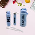 Utensia Customized BPA-Free Water Bottle Set (3 Pieces) | Personalized Name Bottles