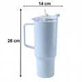 Travel Sipline Tumbler with Handle, Lid & Straw | Large Capacity Insulated Drink Cup