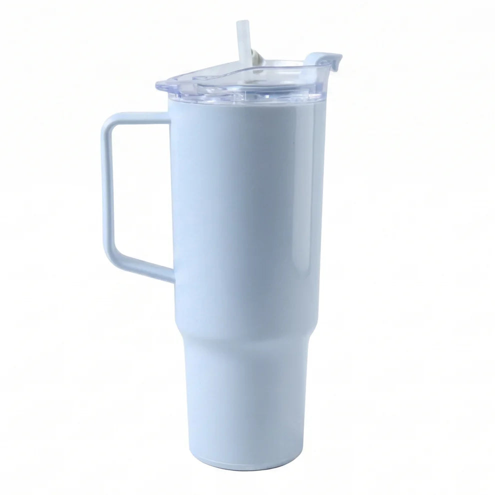 Travel Sipline Tumbler with Handle, Lid & Straw | Large Capacity Insulated Drink Cup